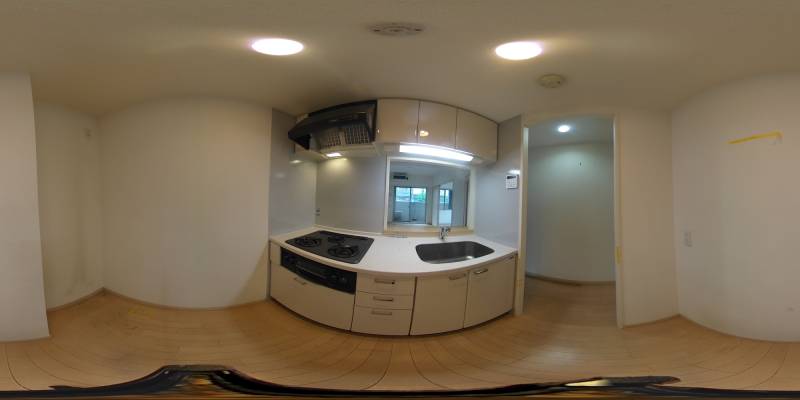 パノラマ画像キッチン