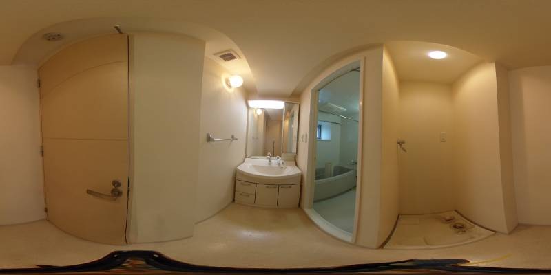 パノラマ画像洗面所