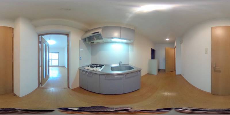 パノラマ画像キッチン