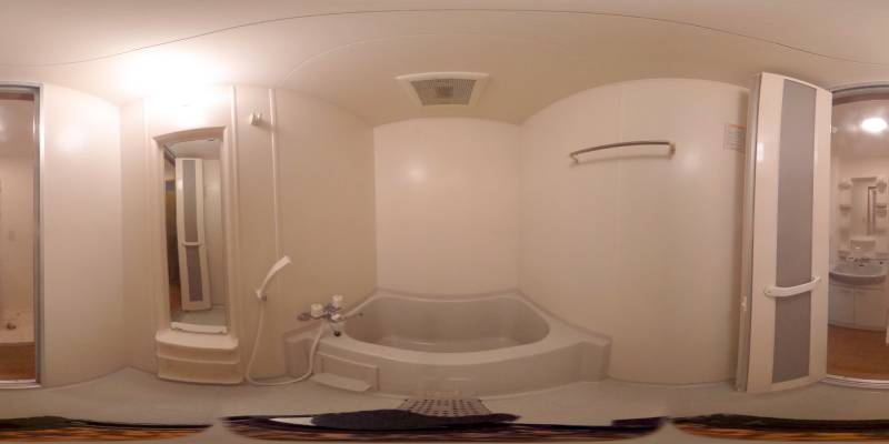 パノラマ画像バスルーム