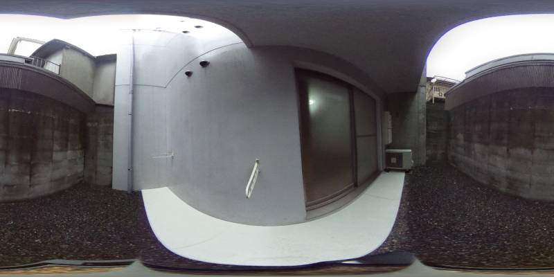 パノラマ画像庭