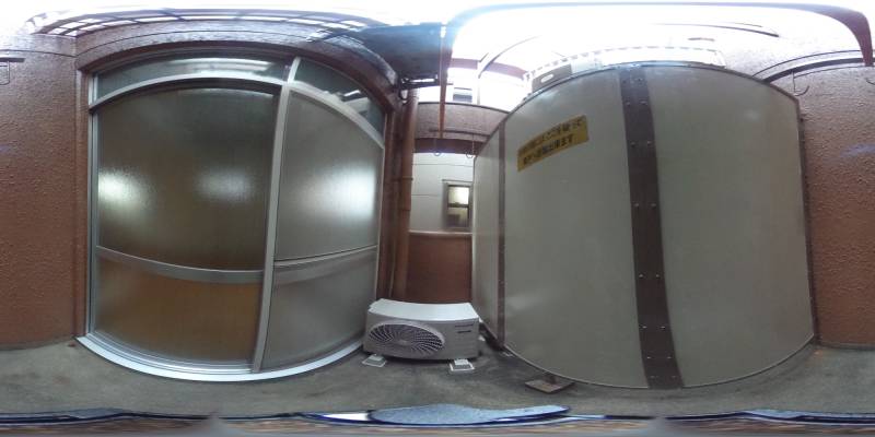 パノラマ画像バルコニー