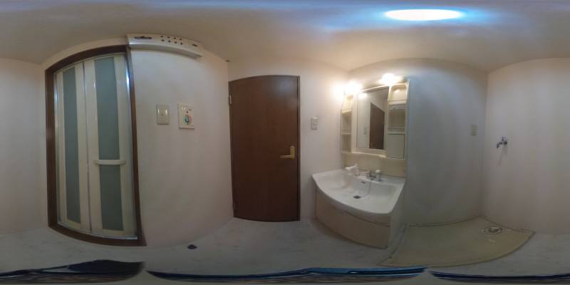 パノラマ画像洗面所