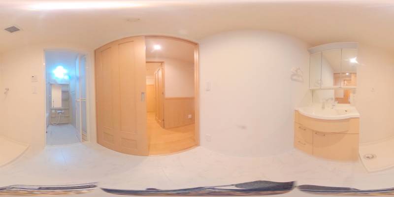 パノラマ画像洗面所
