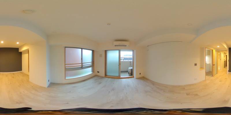 パノラマ画像リビング