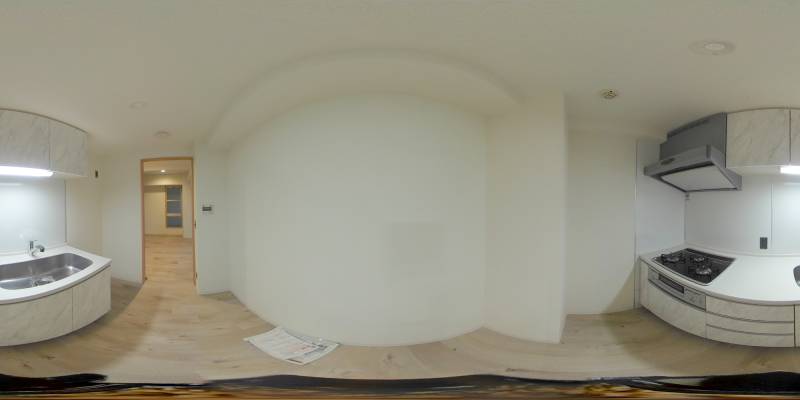 パノラマ画像キッチン