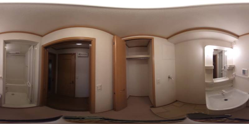 パノラマ画像洗面所