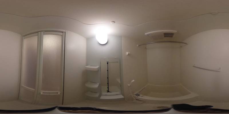 パノラマ画像バスルーム