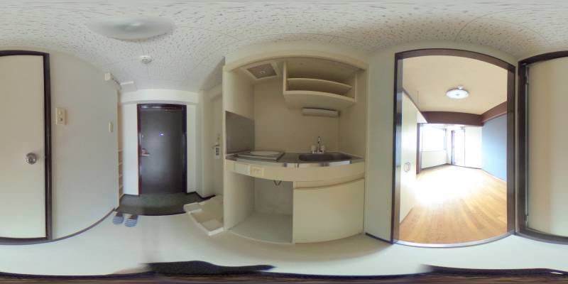 パノラマ画像キッチン