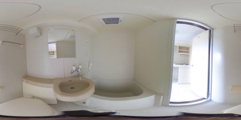 パノラマ画像バスルーム