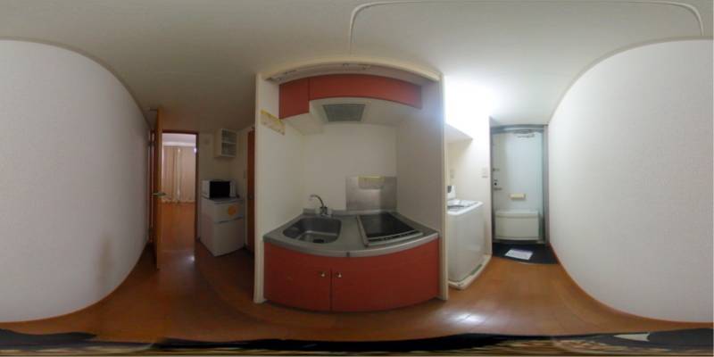 パノラマ画像キッチン