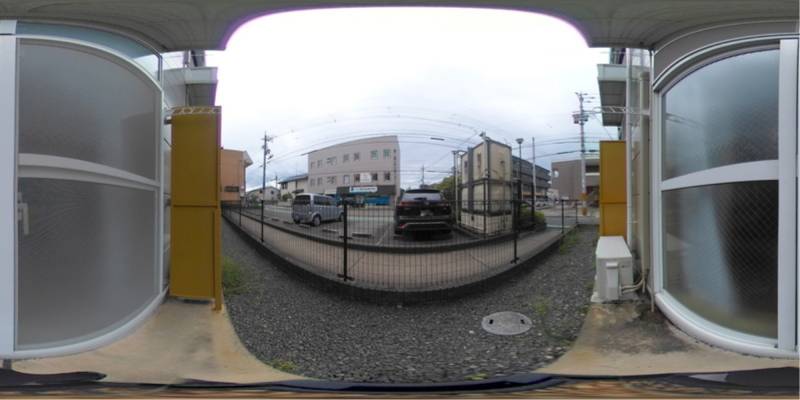 パノラマ画像バルコニー