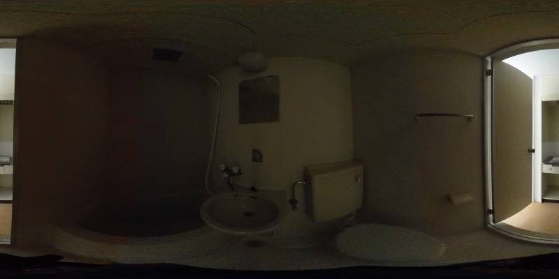 パノラマ画像バスルーム