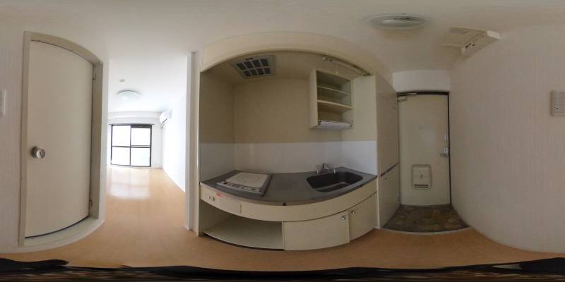 パノラマ画像キッチン