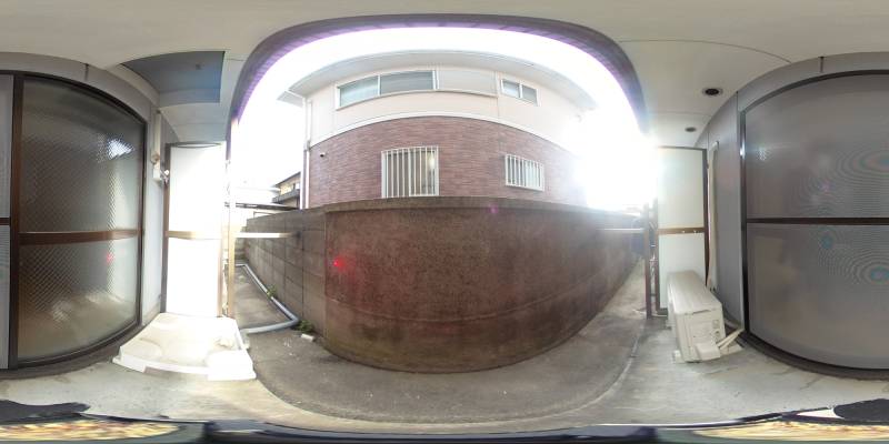 パノラマ画像バルコニー