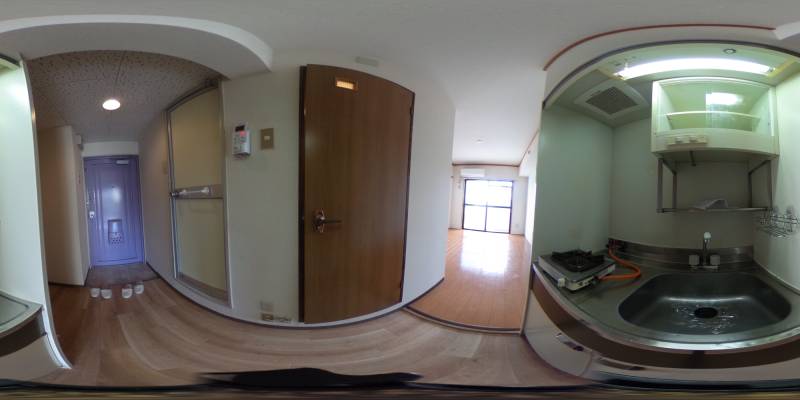 パノラマ画像キッチン