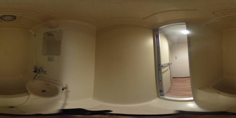 パノラマ画像バスルーム