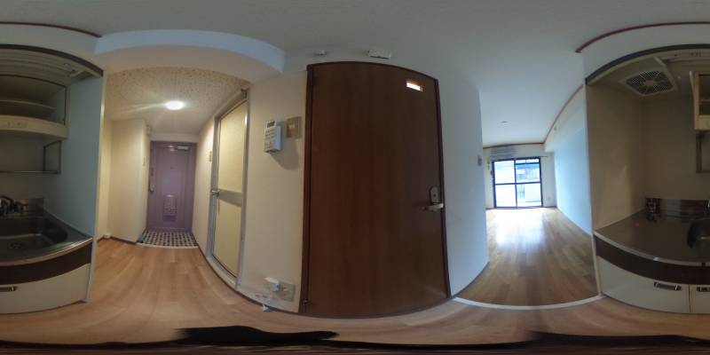 パノラマ画像キッチン