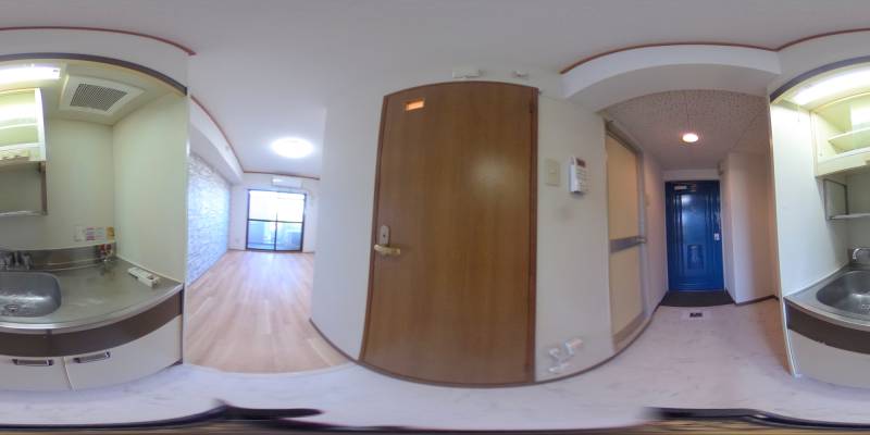 パノラマ画像キッチン