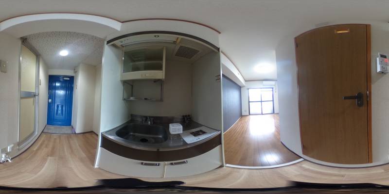 パノラマ画像キッチン