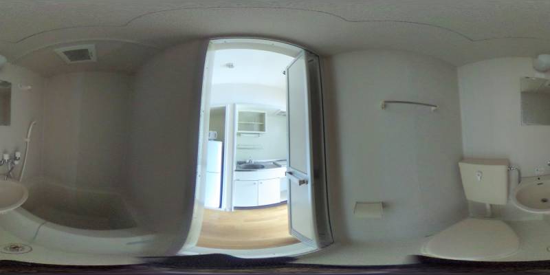 パノラマ画像バスルーム