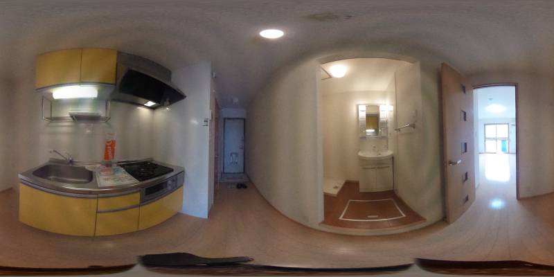 パノラマ画像キッチン