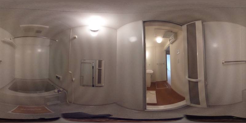 パノラマ画像バスルーム