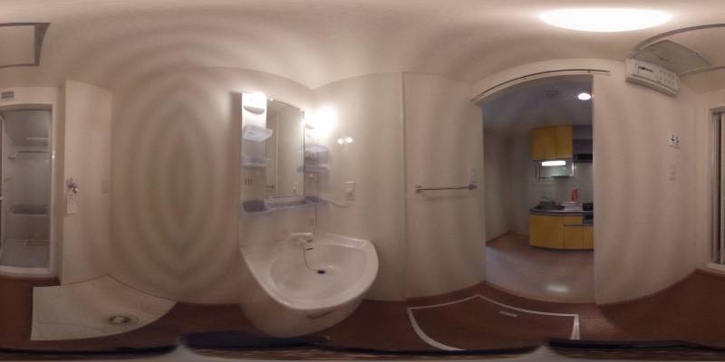 パノラマ画像洗面所