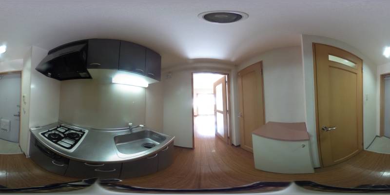 パノラマ画像キッチン