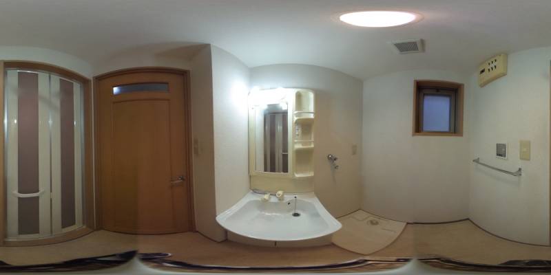 パノラマ画像洗面所