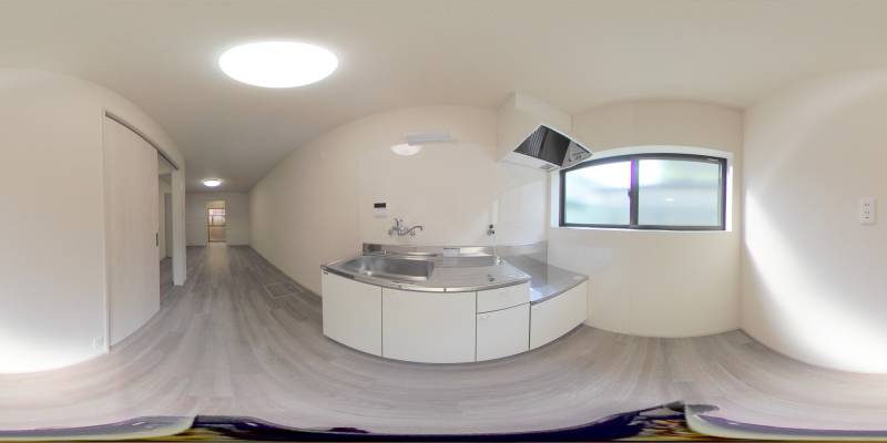 パノラマ画像キッチン