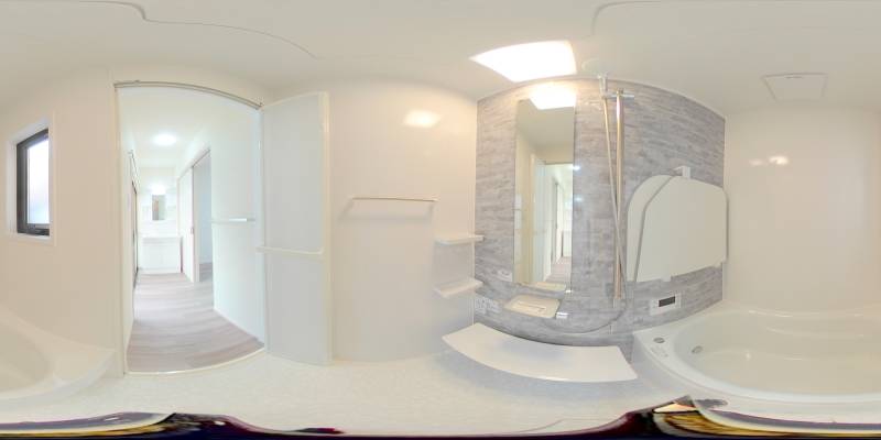 パノラマ画像バスルーム