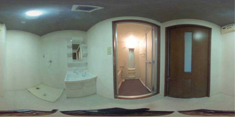 パノラマ画像洗面所