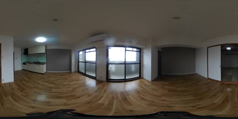 パノラマ画像リビング