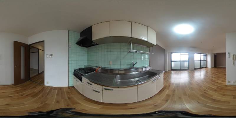 パノラマ画像キッチン