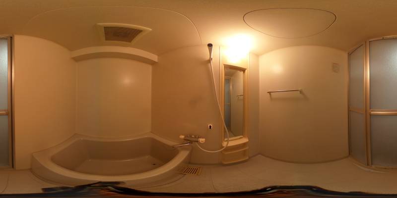 パノラマ画像バスルーム