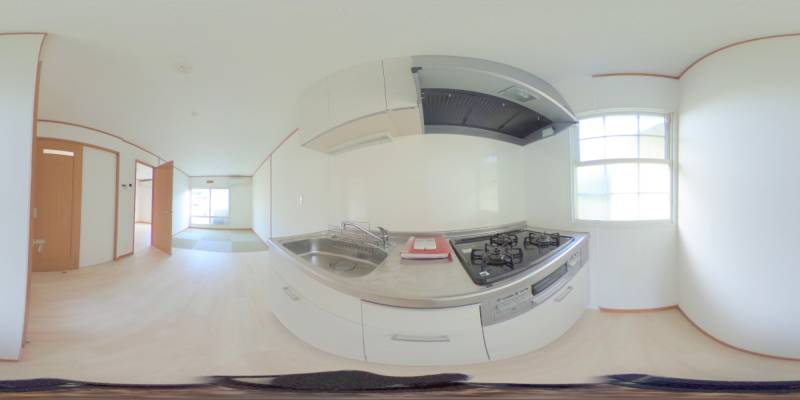 パノラマ画像キッチン