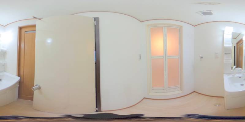 パノラマ画像洗面所