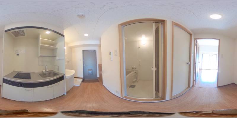 パノラマ画像キッチン