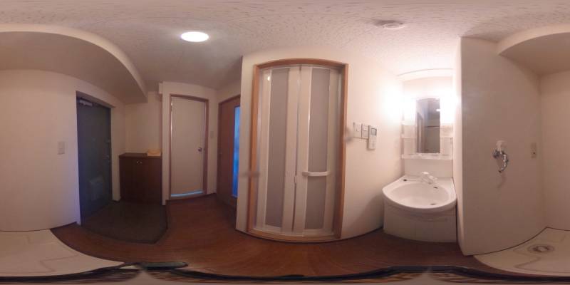 パノラマ画像洗面所