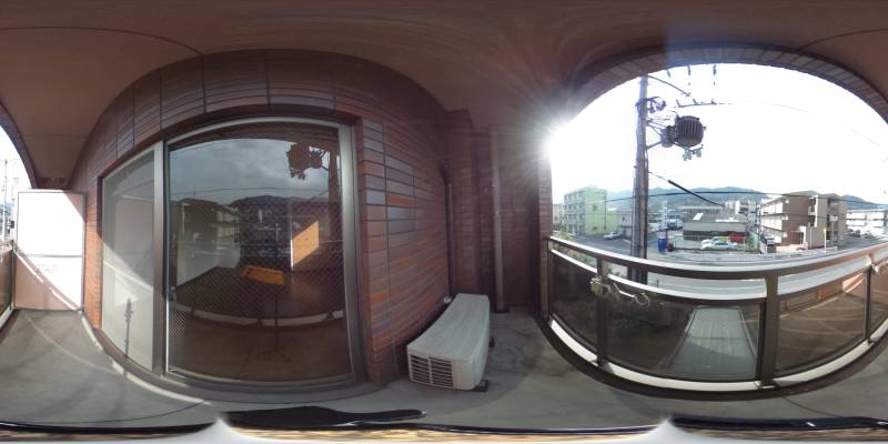 パノラマ画像バスルーム