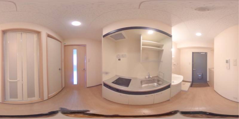 パノラマ画像キッチン