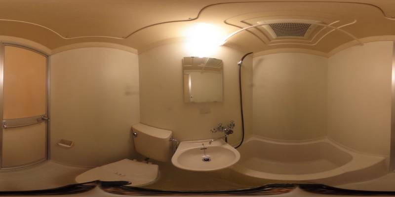 パノラマ画像バスルーム