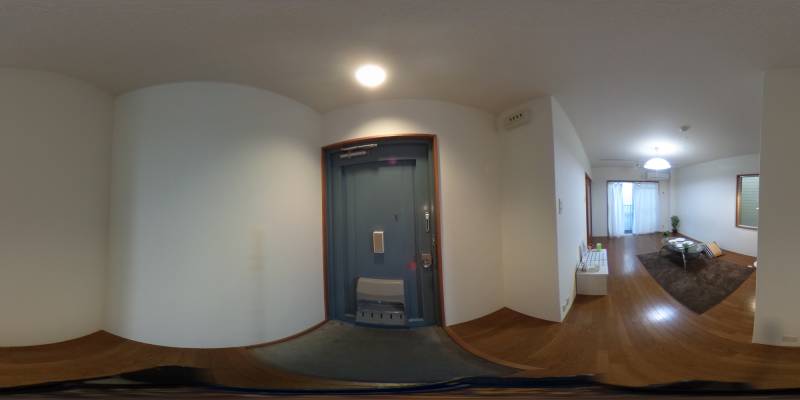 パノラマ画像玄関