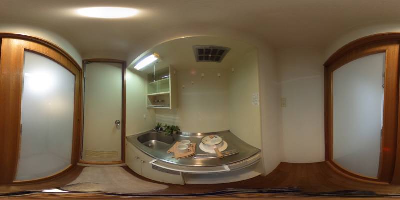 パノラマ画像キッチン