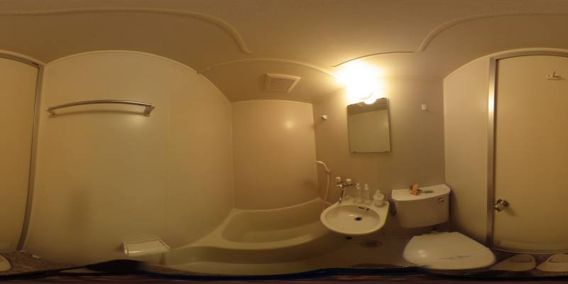 パノラマ画像バスルーム