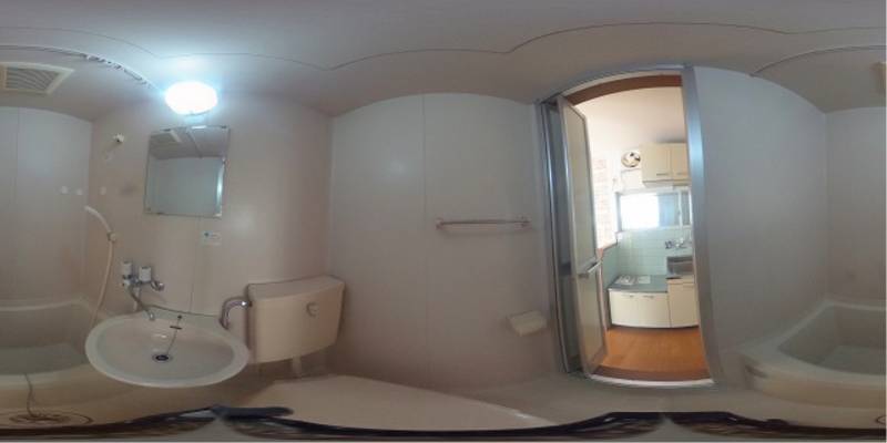 パノラマ画像バスルーム