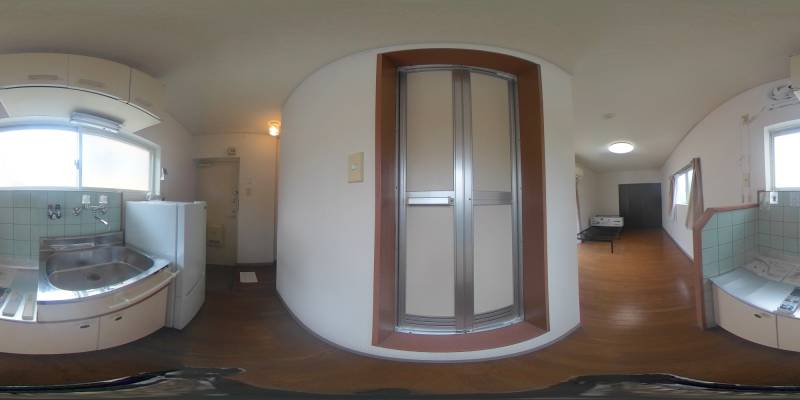 パノラマ画像キッチン