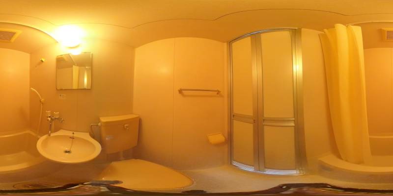 パノラマ画像バスルーム