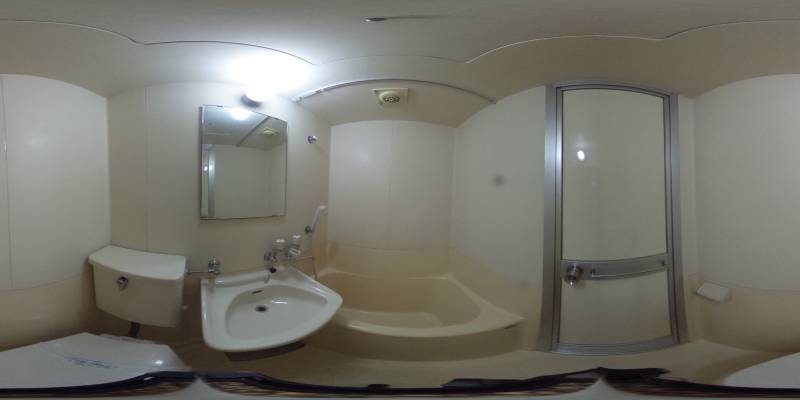 パノラマ画像バスルーム